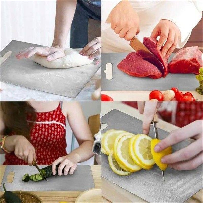 Double-Sided Titanium Cutting Board Lightweight Durable