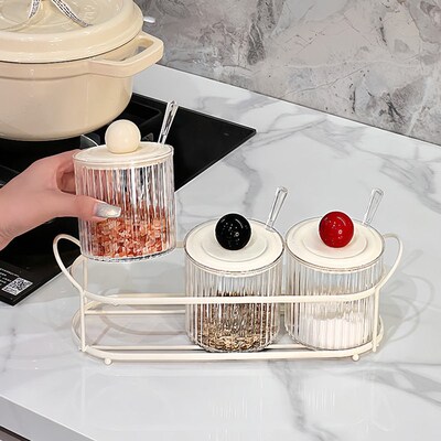 Internet Celebratory Kitchen Salt Seasoning Tank Storage Box