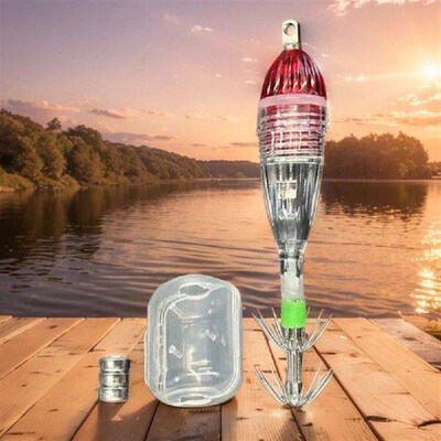 LED Fishing Lure Light Flashing Lure Lamp with Umbrella