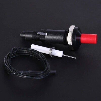 Piezo Spark Ignition Set With Cable 1000mm Long Push Button