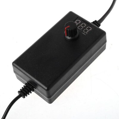 Adjustable Power Supply Adapter AC 100V-240V 50/60Hz to DC 9