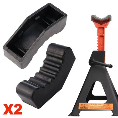 2pcs Car Slotted Lift Jack Stand Rubber Pad Floor Adapter Ra