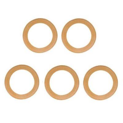 5pcs Pump Piston Ring Rubber For 550W 1100W 1500W Oil-Free