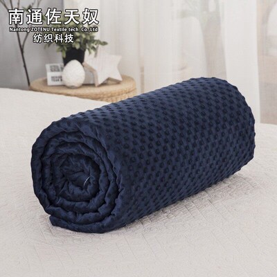 Solid Color Bubble Velvet Quilt ver Gravity Blanket Bubble C
