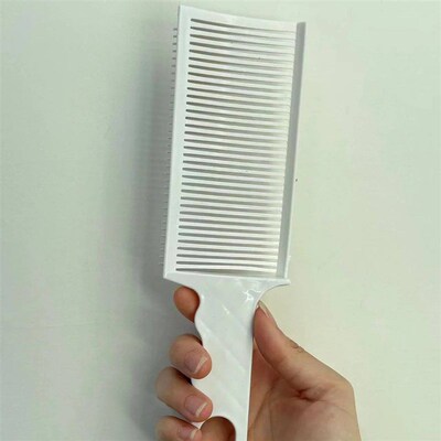 1pc Hair cutting aids Plastic Flat head push Trimming comb M