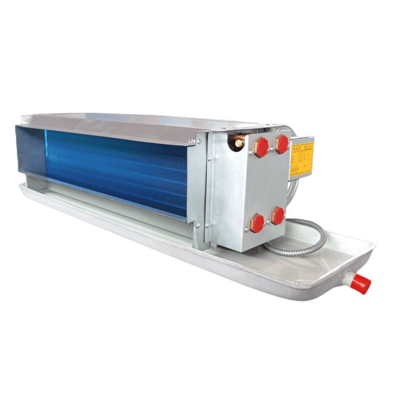 四管制风机盘管卧式暗装冷热一体中央空调水冷暖系统用两进两出