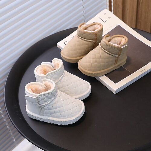 Baby Snow Boots Plus Velvet And Thickened Childrens Cotton