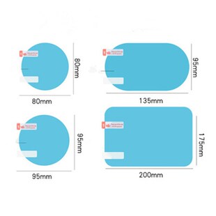 Mirror fog 2PCS Rearview Nano Anti Film Car Rainproof