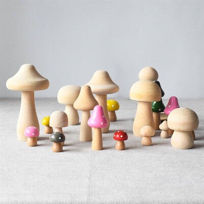Mushroom Shape Silicone Concrete Molds  Candle Jar Storag