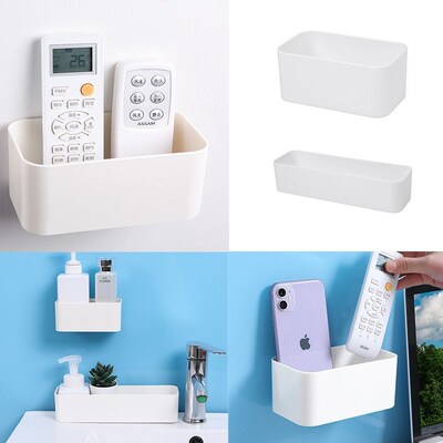 Plastic hanger storage remote control bracket home decoratio