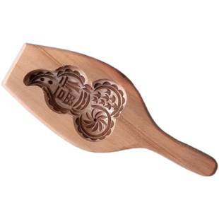 蒸馒头模具儿童面食花样模子树叶南瓜饼糕点葫芦卡通木质烘焙模具