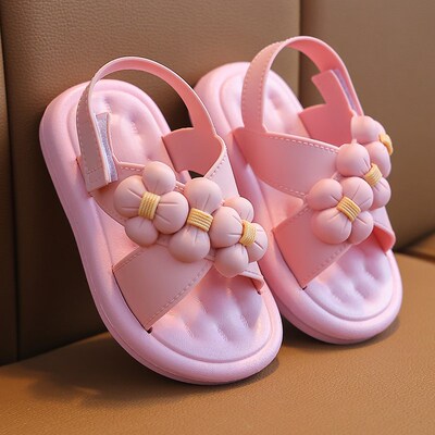 Childrens Sandals Summer Girls 2023 New Girls Soft Sole An