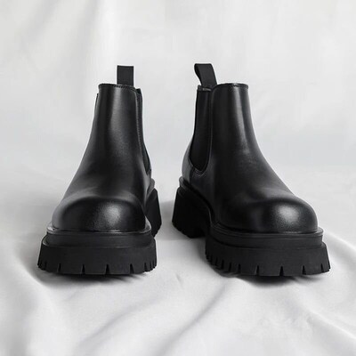 Men Boots Style Leather Shoes Italiano Leather Boots Platfor