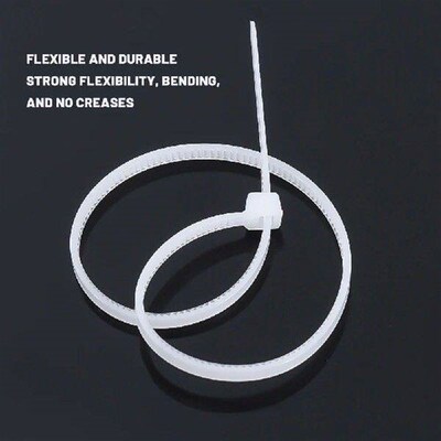 300/100Pcs Nylon Cable Ties Adjustable Self-ing Cord
