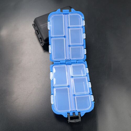 10 Compartments Medicine Pill Storage Case Box Weekly Medici