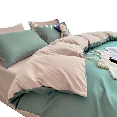 bedsheet cotton quilt duvet cover pillow cases bedding set 4
