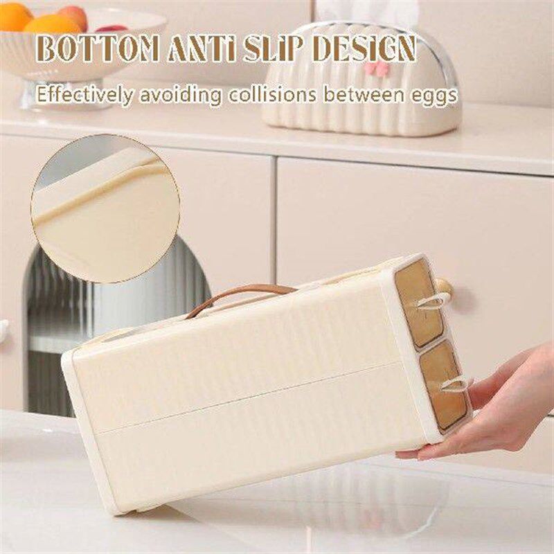 Pull-out Egg Storage Box Durable Washable Egg Container For