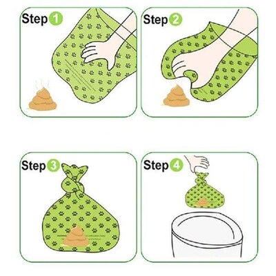 Pet Supplies Dog Poop Bags for Waste Refuse Cleanup