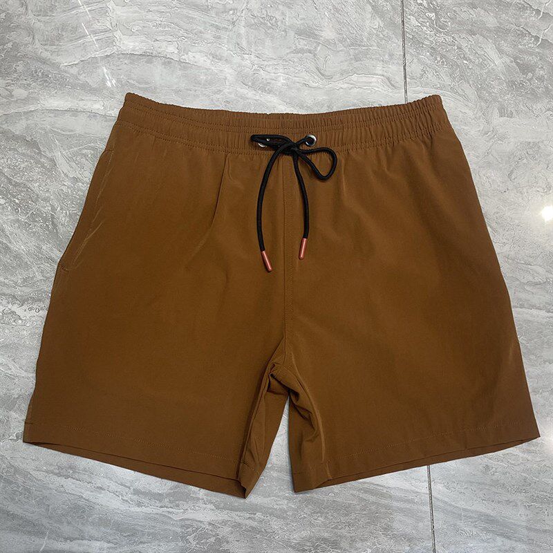Nylon Four-sided Elastic Beach Pants Mens Quick-drying Loos - 实物图