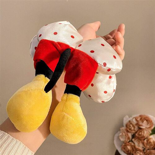 Cute Mickey Flower Polka Dot Big Bow Hair Ties for Creative