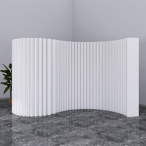 大型纸屏风隔断折叠移动活动展厅酒店房间橱窗背景防水分隔墙定制