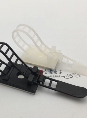 CL-1/2/3背胶粘式扎带固定座免打孔电线束线夹理线器线卡子100个