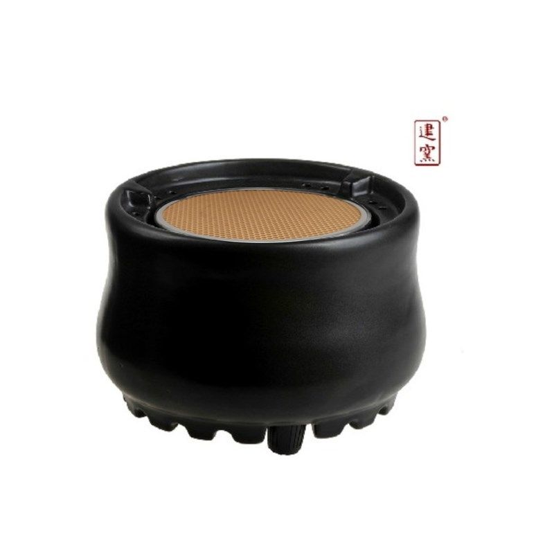建窑电陶炉便携式老陶烧无辐射圆形电茶炉家用烧水炉陶壶煮茶器具