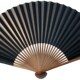 仙宝仿毛全本黑纸折扇 现代毛全本黑纸扇 戏曲练功用扇