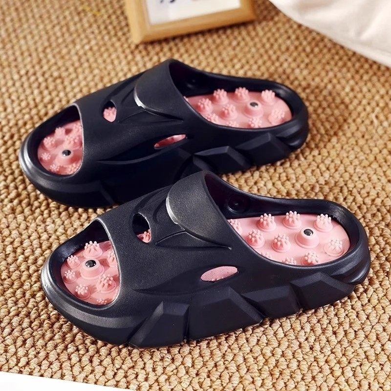 推荐指压板拖鞋户外家居防滑穴位养生男女同款按摩脚底鞋子