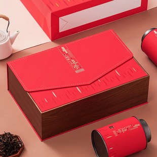古树滇红茶礼盒装空盒茶叶罐包装盒空礼盒装空盒子礼品盒普洱茶