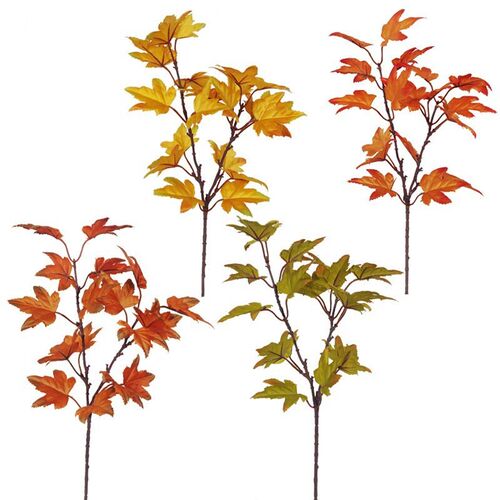 Artificial Canadian Maple Leaf Branch Autumn Rustic Wedding