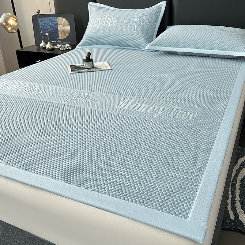 冰豆豆凉席三件20新款类母婴级夏季凉感冰丝席可机洗床笠款,床上用品,冰丝席,淘宝优惠券,粉丝福利购,淘宝优惠卷