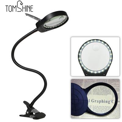 LED 3X/10X Magnifier Table Light Dimmable Brightnes