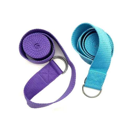 1.8mx3.8cm D-Ring Buckle Yoga Strap Gives Flexibility for Yo