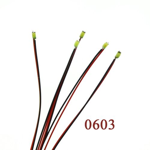 Wired SMD 0603 3V/12V Led Lamp Models Pre-soldered Micro Lit