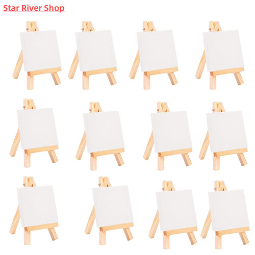 5 Inch DIY Wood Mini Easel Frame Wedding Stander Picture Fra