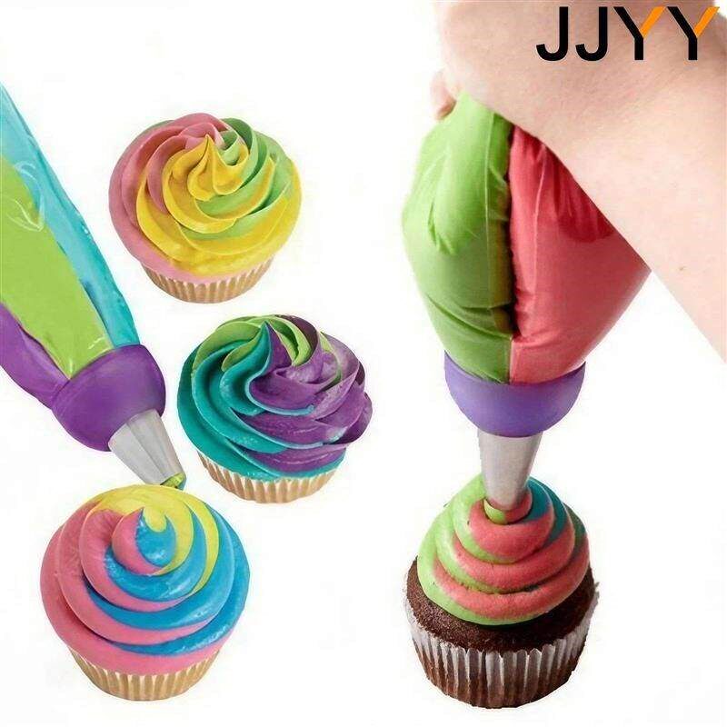 3 Holes Cake Decoration Converter Mix 3 Colors Icing Piping