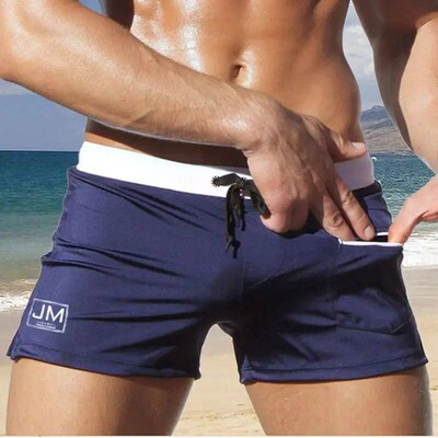 Sexy Swimwear Men Swimsuit Sunga Masculina Mens Swimming Bea