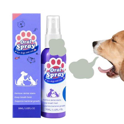 30ml Pet Oral Cleanse Spray Dogs Cats Teeth Clean Deodorant