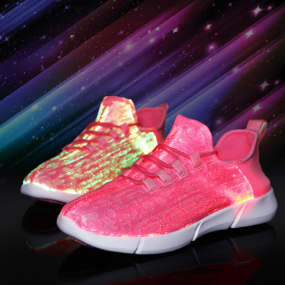 UncleJerry Size 25-47 New Summer Led Fiber Optic Shoes for g