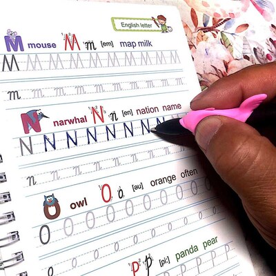 2025New 4Pcs Magic Copy Book Free Wiping Childrens Writing