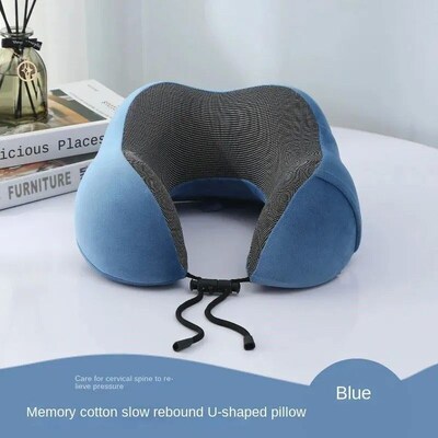 U Shaped Memory Foam Neck Pillows Soft Travel Pillow Massage