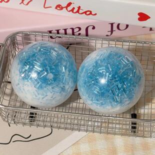Glacier Blue Squishy Ball  Soft Slow-Rebound Toy Relieves