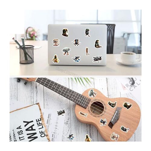 500pcs/Roll Italian Brainrot Meme Stickers Funny Abstract Tu