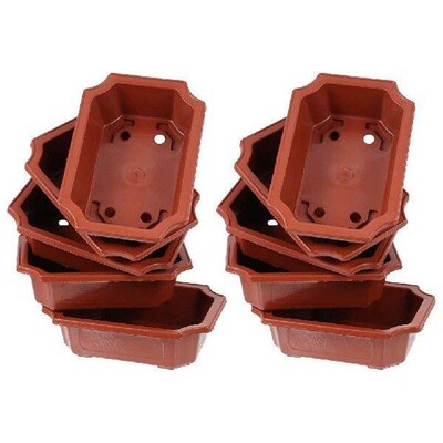 10 Pcs Bonsai Pot Garden Pots Reusable Office Gardening