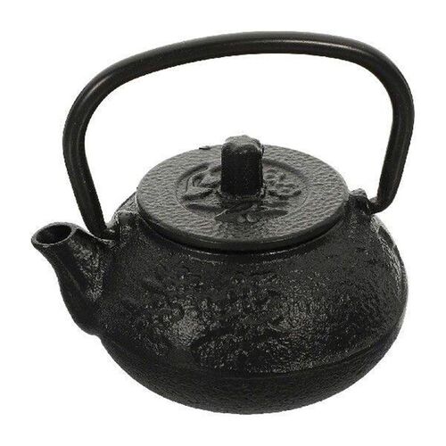 Pig Iron Cast Teapot Office Decor Insulated Vintage Home