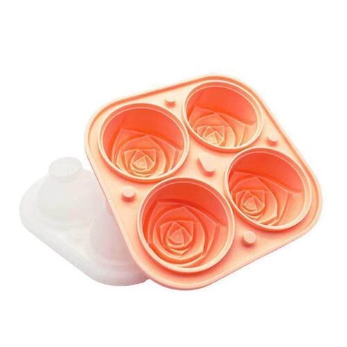 Wholesale Rose Ice Ball Mold, Home Food-Grade Whiskey Silico