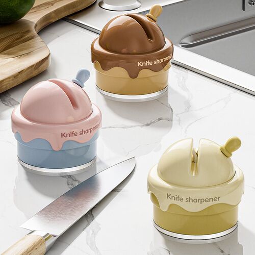 Ice cream suction cup sharpener, household kitchen quick