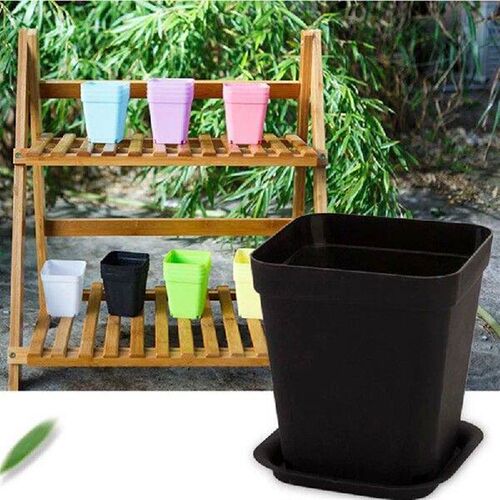 1-10PCS Gardening Mini Small Square Pot Flower Pot