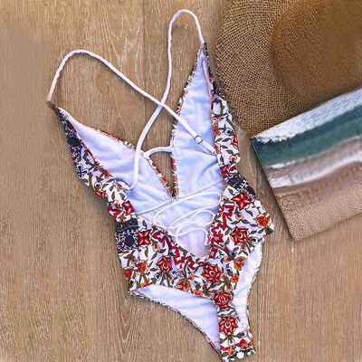 Hot Summer One Piece Bikinis Sexy Swimwear Women Push Up Pad